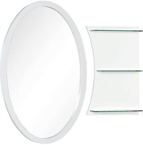 Зеркало Aquanet 00212365 Опера с подсветкой, 70х110 см, белое купить недорого в интернет-магазине Керамос