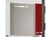 Шкаф-зеркало Акватон Диор 80 (1A168002DR94R) правостороннее, белый/бордовый