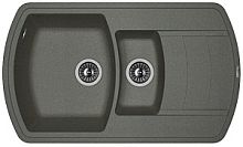 Мойка для кухни Florentina 20.205.D0860.102 Нире 86х51 см, с крылом, черная