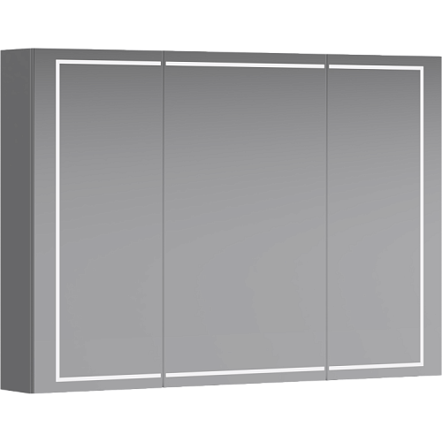Зеркальный шкаф Aqwella SLX0410 Simplex 100х70 см с сенсорным выключателем и регулятором освещенности, белый купить недорого в интернет-магазине Керамос