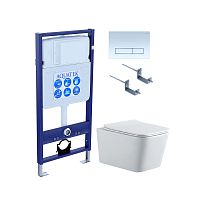 Комплект Aquatek SET Либра N KDI21: рама Standard INS-0000012 + крепеж KKI-0000002 + клавиша KDI-0000021 + унитаз AQ0530N-00 с тонким сиденьем Soft-close, белый Комплект Aquatek SET Либра N KDI21: рама Standard INS-0000012 + крепеж KKI-0000002 + клавиша KDI-0000021 + унитаз AQ0530N-00 с тонким сиденьем Soft-close, белый