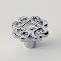 Ручка-кнопка Eban FACRFPO--CR Riflesso, для мебели, цвет: хром