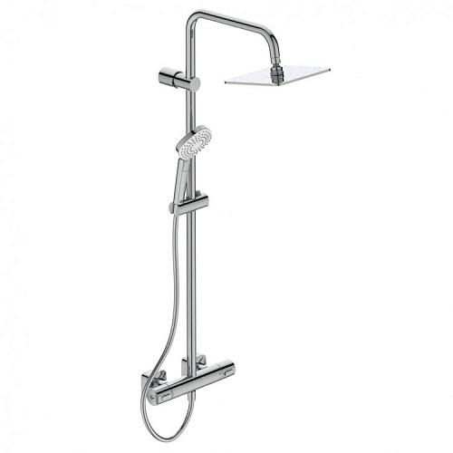 Душевая система Ideal Standard A6985AA Idealrain Cube Evo  с термостатическим смесителем, Chrome (хром)