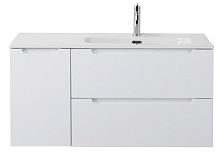 База BelBagno ETNA-1000-2C-1A-SO-BL-R под раковину 100х45.5 см, подвесная, Bianco Lucido (белый глянец)