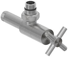 Вентиль Сунержа 071-1408-1212 угловой, (крест) G 1/2" НР х G 1/2" НР, сатин