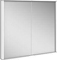 Зеркальный шкаф Keuco 12812171301 Royal Match 800х700х150 для встраиваемого монтажа, две поворотные зеркальные дверцы из двойного хрустального стекла