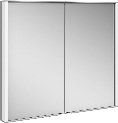 Зеркальный шкаф Keuco 12812171301 Royal Match 800х700х150 для встраиваемого монтажа, две поворотные зеркальные дверцы из двойного хрустального стекла купить недорого в интернет-магазине Керамос