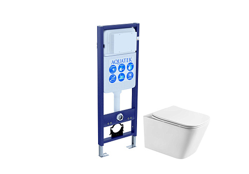 Инсталляция с подвесным унитазом Aquatek ЛИБРА SET AQUATEK ЛИБРА T-INS17 Инсталляция с подвесным унитазом Aquatek ЛИБРА SET AQUATEK ЛИБРА T-INS17