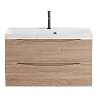 База BelBagno MARINO-800-2C-SO-WO-P под раковину 80х45 см, подвесная, Rovere Bianco (белый дуб)