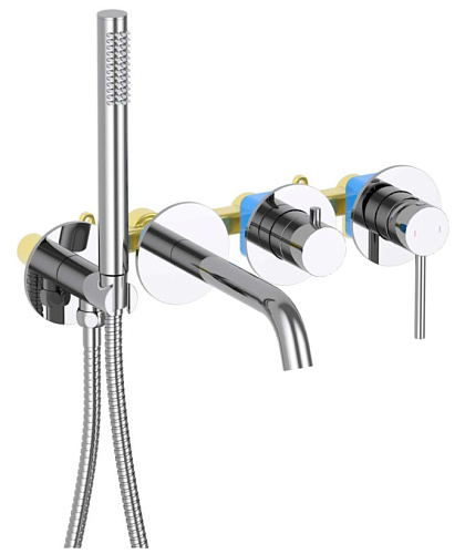 Смеситель для ванны Aquatek ЕВРОПА AQ1344CR Смеситель для ванны Aquatek ЕВРОПА AQ1344CR