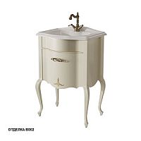 Тумба Caprigo 11010-В002 BOURGET под раковину 60х44 см, Bianco Antico