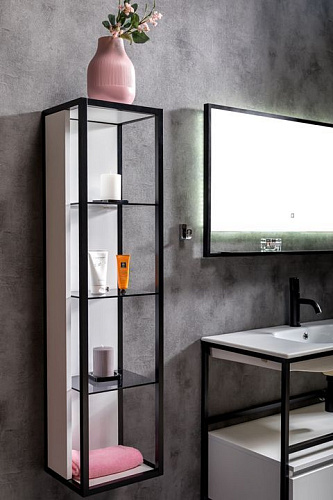 Пенал для ванной Armadi Art Loft 896-W купить недорого в интернет-магазине Керамос