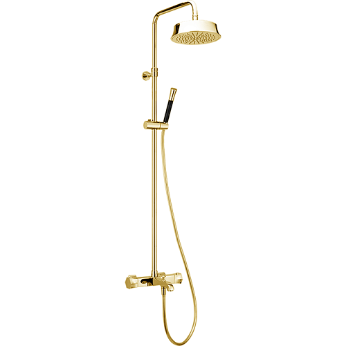 Душевая система Cisal CEC8301024  Cherie для ванны/душа,верхний душ,ручной душ с держателем и шлангом, цвет золото снят с производства