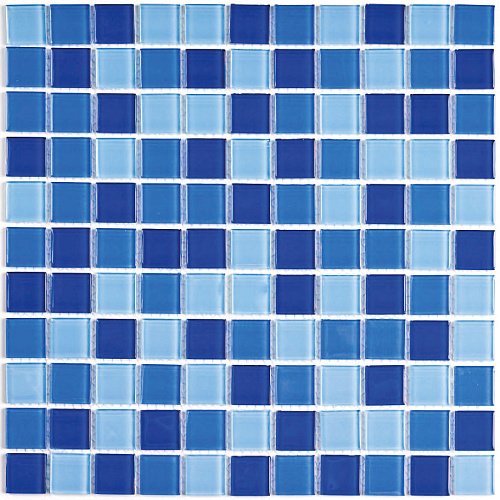 Мозаика Bonaparte Мозаика стеклянная и стеклянная с камнем BlueWave-2 купить недорого в интернет-магазине Керамос