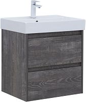 Тумба с раковиной Aquanet 00305233 Nova Lite, 61х46 см, темное дерево