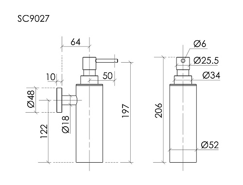 Дозатор Sancos Base SC9027BN