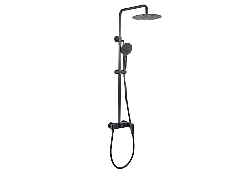 Душевая система Aquatek AQ2060MB Вега 3jet 250 мм, черный матовый Душевая система Aquatek AQ2060MB Вега 3jet 250 мм, черный матовый