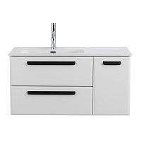 Тумба под раковину подвесная Cezares ECO ECO-CER-N-1000-2C-1A-SO-BL-L