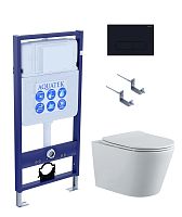 Инсталляция с подвесным унитазом Aquatek Вега SET AQUATEK ВЕГА-1905-017