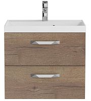 База BelBagno AURORA-700-2C-SO-RT под раковину 70х45 см, подвесная, Rovere Tabacco (дуб табачный)