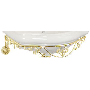 Консоль Migliore 20724 Bella подвесная 55 см ажурная, золото