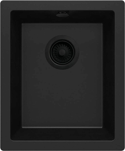 Мойка Deante ZQA_N10B Corda кухонная 46x38 см, Nero (черный)