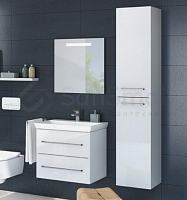 Сет 2052 A89400B4, Шкаф-пенал (Crystal White)