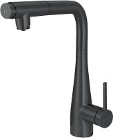 Смеситель Deante BRE_N75M Eridan для кухни с подключением для фильтра воды и вытяжным изливом, Nero (черный)