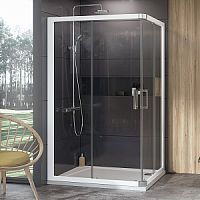 Душевая дверь Ravak 1ZJG0100Z1 10RV2K-120 раздвижная 10°, белый + транспарент