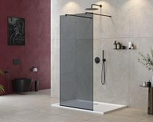 Душевая перегородка Cezares LIBERTA-L-2-90-120-GR-NERO Liberta 90 см, профиль черный Душевая перегородка Cezares LIBERTA-L-2-90-120-GR-NERO Liberta 90 см, профиль черный