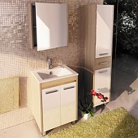 Тумба Comforty 00003129012 Тулуза напольная 60х47 см, с раковиной Quadro 60, сосна лоредо Тумба Comforty 00003129012 Тулуза напольная 60х47 см, с раковиной Quadro 60, сосна лоредо