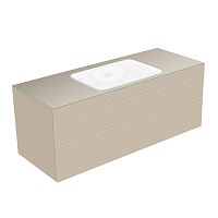 Тумба Keuco 31573180000 Edition 400 под умывальник 140х53.5 см, кашемир/стекло глянцевое кашемир