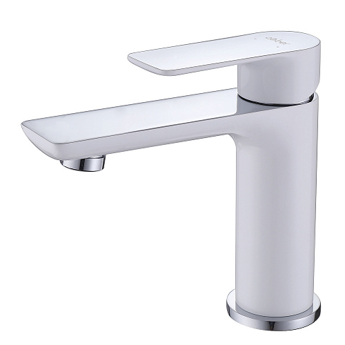 Смеситель ABBER AF8010W Weiss Insel для раковины, белый/хром Смеситель ABBER AF8010W Weiss Insel для раковины, белый/хром