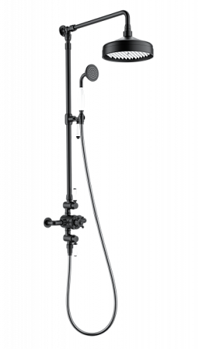 Душевая система с термостатом Wonzon & Woghand  WW-B3041-MB