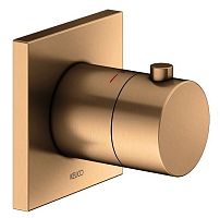 Смеситель Keuco 59553030002 IXMO с термостатом для встройки DN 15, бронза шлифованная