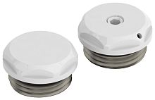 Спускной клапан/заглушка Сунержа 7047-1201-0000 d 25 мм / G 1/2" НР / 2 шт., телегрей 4 (RAL 7047)