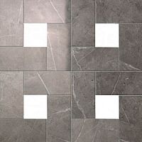 Декор Atlas Concorde Marvel Grey Cassettone Lappato 45x45 (MarvelGreyCassettoneLappato)