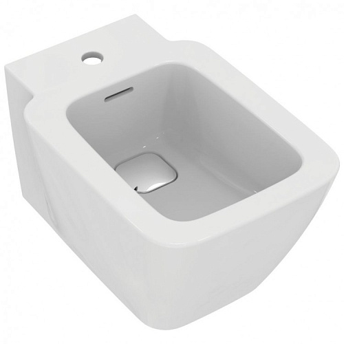 Биде Ideal Standard T297101 Strada II подвесное 36х54 см, с 1 отверстие под смеситель, с отверстием перелива, Euro White (евробелый)