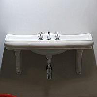 Держатель Kerasan 1079 Retro керамический - 1шт., цвет белый, укомплектован металлич. креплением / *для установки требуется 2 шт.