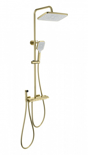 Душевая система с термостатом Wonzon & Woghand  WW-B4132-A-BG