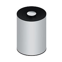 Ведро Keuco 04989170037 для мусора, алюминий лакированный/черно-серый (RAL 7021)