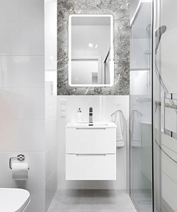 Раковина BelBagno BB500ETL керамическая 50х46.5 см, белый глянцевый