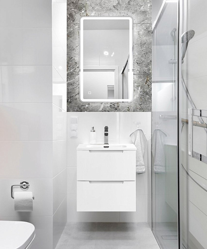 Раковина BelBagno BB500ETL керамическая 50х46.5 см, белый глянцевый Раковина BelBagno BB500ETL керамическая 50х46.5 см, белый глянцевый