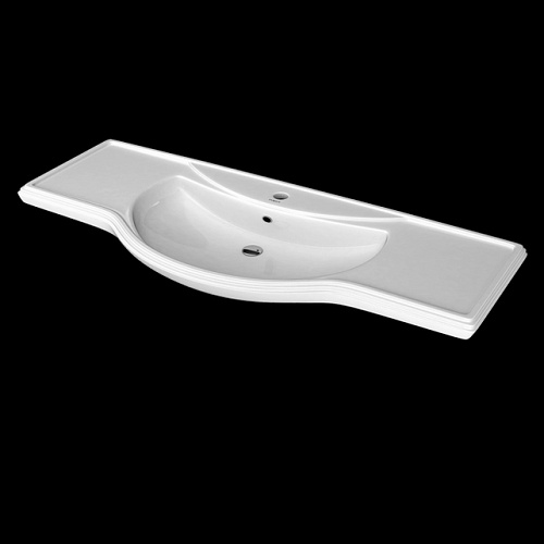 Раковина Caprigo Классик 1050 Kirovit мебельная 106х48 см, белая Раковина Caprigo Классик 1050 Kirovit мебельная 106х48 см, белая