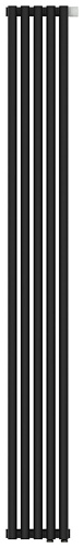 Радиатор Сунержа 15-0321-1805 Эстет-0 отопительный н/ж EU50 правый 1800х225 мм/ 5 секций, муар темный титан