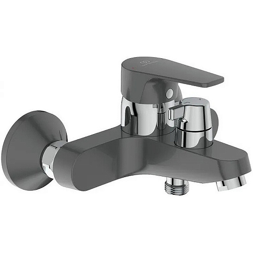 Смеситель Ideal Standard BC494U8 Cerafine D для ванны, хром/серый жемчуг