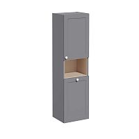 Шкаф-пенал Vitra 68526 Root Classic подвесной, 42х36 см, серый Шкаф-пенал Vitra 68526 Root Classic подвесной, 42х36 см, серый