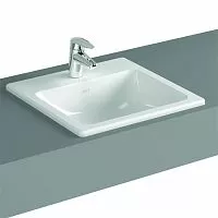 Раковина Vitra 5463B003-0001 S20 встраиваемая сверху, 45х46 см, белая