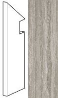 Плинтус (Плитка) AtlasConcorde MARVELPRO MarvelTrav.SilverBattiscopaSag.SX