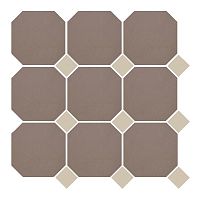 Неглазурованный керамогранит TOPCER Field Material 4429OCT01/1C_CoffeeBown DOT Beige